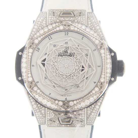 Original Hublot Big Bang Sang Bleu Automatic Diamond White Dial Unisex Watch 415NX2027VR1704MXM18 JMS always Watches Original Hublot Big Bang Sang Bleu Automatic Diamond White Dial Unisex Watch 415NX2027VR1704MXM18 JMS always Watches