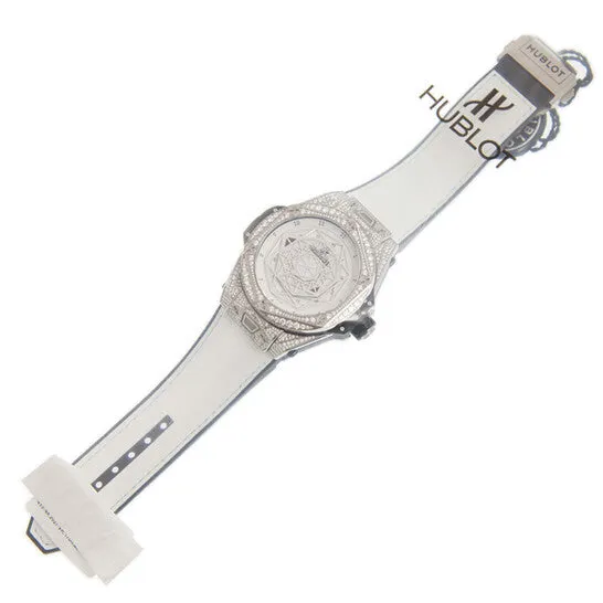 Original Hublot Big Bang Sang Bleu Automatic Diamond White Dial Unisex Watch 415NX2027VR1704MXM18 JMS always Watches