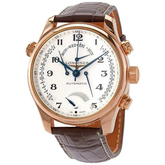 Original Longines Master 18kt Rose Gold Automatic Guilloche Silver Dial Mens Watch L27168783 JMS always Earrings Original Longines Master 18kt Rose Gold Automatic Guilloche Silver Dial Mens Watch L27168783 JMS always Earrings