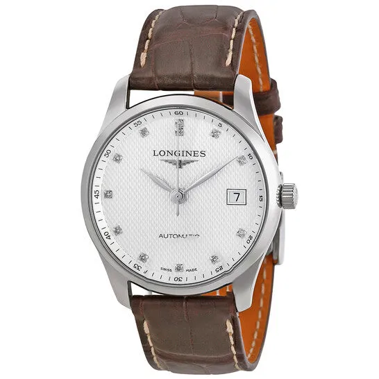 Original Longines Master Austomatic Silver Dial Brown Leather Mens Watch L25184773 JMS always Watches Original Longines Master Austomatic Silver Dial Brown Leather Mens Watch L25184773 JMS always Watches