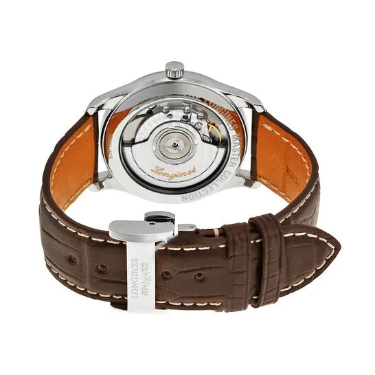 Original Longines Master Austomatic Silver Dial Brown Leather Mens Watch L25184773 JMS always Watches Original Longines Master Austomatic Silver Dial Brown Leather Mens Watch L25184773 JMS always Watches
