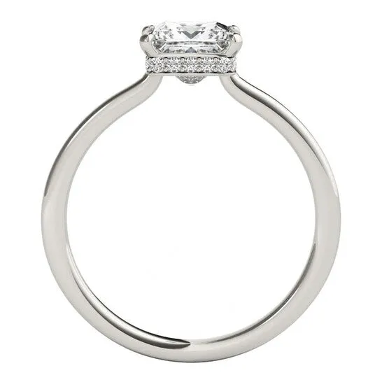 Original Maulijewels 135 Carat Natural Diamond Princess Cut Moissanite Engagement Rings For Womens In 14K White Gold JMS always Rings Original Maulijewels 135 Carat Natural Diamond Princess Cut Moissanite Engagement Rings For Womens In 14K White Gold JMS always Rings