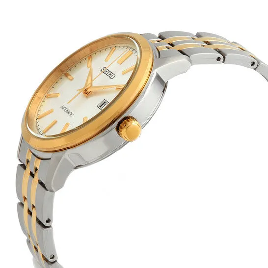 Original Open Box Seiko Essentials Automatic Silver Dial Mens Watch SRPH92 JMS always Rings
