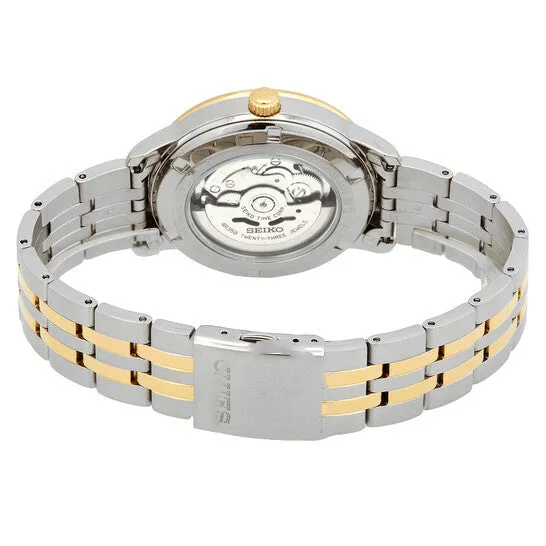 Original Open Box Seiko Essentials Automatic Silver Dial Mens Watch SRPH92 JMS always Rings