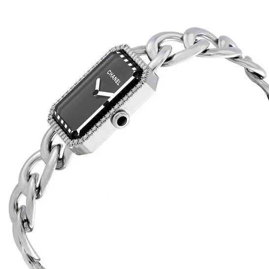 Original Preowned Chanel Premiere Diamond Black Dial Ladies Watch H3254 JMS always Watches