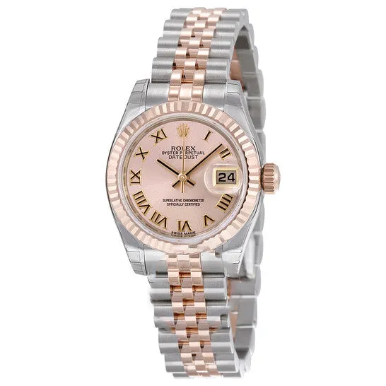 Original Rolex Lady Datejust 26 Pink Dial Stainless Steel and 18K Everose Gold Jubilee Bracelet Automatic Watch 179171PRJ JMS always Bracelets Original Rolex Lady Datejust 26 Pink Dial Stainless Steel and 18K Everose Gold Jubilee Bracelet Automatic Watch 179171PRJ JMS always Bracelets
