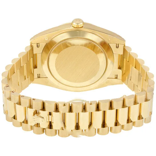 Original Rolex Oyster Perpetual 18K Yellow Gold Diamond Mens Automatic President Watch 228238BKDP JMS always PreStyled Sets Original Rolex Oyster Perpetual 18K Yellow Gold Diamond Mens Automatic President Watch 228238BKDP JMS always PreStyled Sets