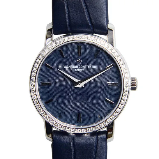 Original Vacheron Constantin Traditionnelle Blue Dial Diamond Ladies Watch 25558000G9758 JMS always Watches Original Vacheron Constantin Traditionnelle Blue Dial Diamond Ladies Watch 25558000G9758 JMS always Watches