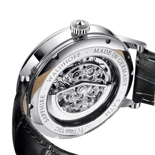 Original Waldhoff Brandenburg Diamond Silver Automatic Silver Dial Mens Watch MW11A JMS always Rings Original Waldhoff Brandenburg Diamond Silver Automatic Silver Dial Mens Watch MW11A JMS always Rings