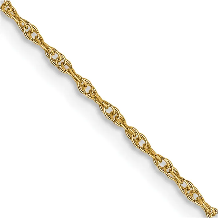 QGold Necklaces 14K Yellow Gold 20 inch Carded 95mm Cable Rope with Spring Ring Clasp Chain Necklace QGold Necklaces 14K Yellow Gold 20 inch Carded 95mm Cable Rope with Spring Ring Clasp Chain Necklace