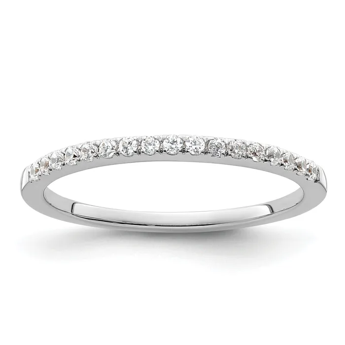 Rings 14k White Gold 16 Ct Lab Grown Diamond VSSI G Wedding Band Ring Goldia Rings 14k White Gold 16 Ct Lab Grown Diamond VSSI G Wedding Band Ring Goldia