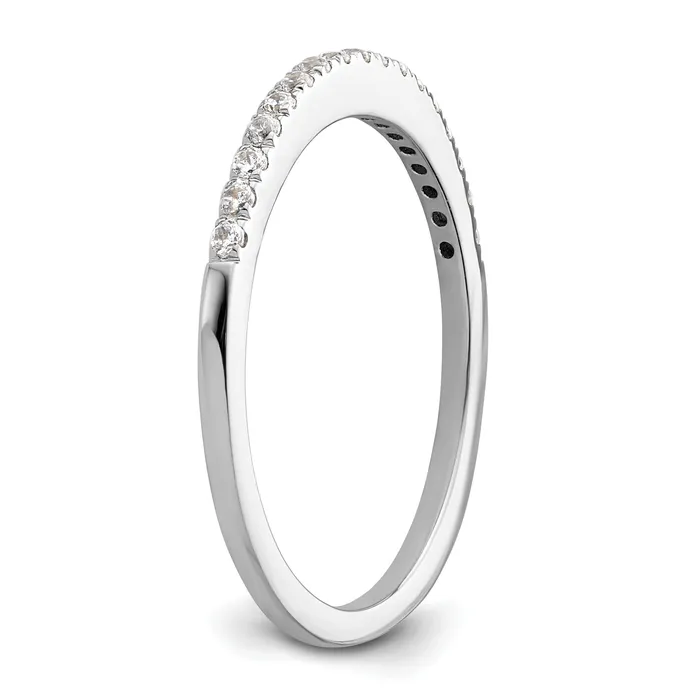 Rings 14k White Gold 16 Ct Lab Grown Diamond VSSI G Wedding Band Ring Goldia