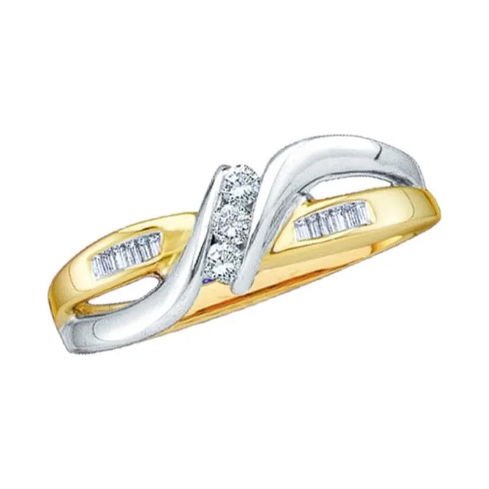 Rings gndatlanta 14k White Gold Round Diamond 3stone Promise Ring 16 Cttw Rings gndatlanta 14k White Gold Round Diamond 3stone Promise Ring 16 Cttw