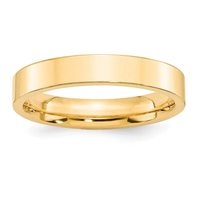 Rings Goldia Solid 10K Yellow Gold 4mm Standard Flat Comfort Fit MensWomens Wedding Band Ring Size 85 Rings Goldia Solid 10K Yellow Gold 4mm Standard Flat Comfort Fit MensWomens Wedding Band Ring Size 85