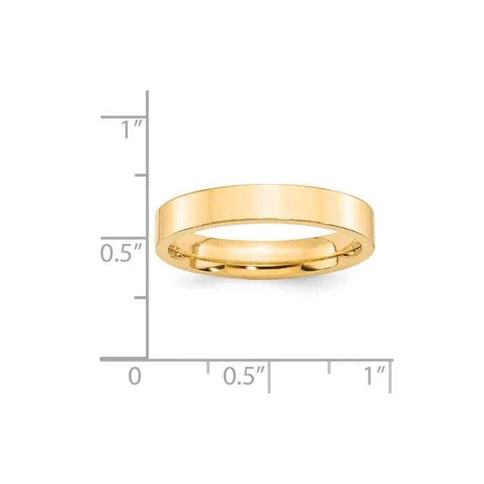 Rings Goldia Solid 10K Yellow Gold 4mm Standard Flat Comfort Fit MensWomens Wedding Band Ring Size 85 Rings Goldia Solid 10K Yellow Gold 4mm Standard Flat Comfort Fit MensWomens Wedding Band Ring Size 85