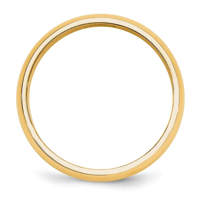 Rings Goldia Solid 18K Yellow Gold 5mm HalfRound Wedding MensWomens Wedding Band Ring Size 10 Rings Goldia Solid 18K Yellow Gold 5mm HalfRound Wedding MensWomens Wedding Band Ring Size 10