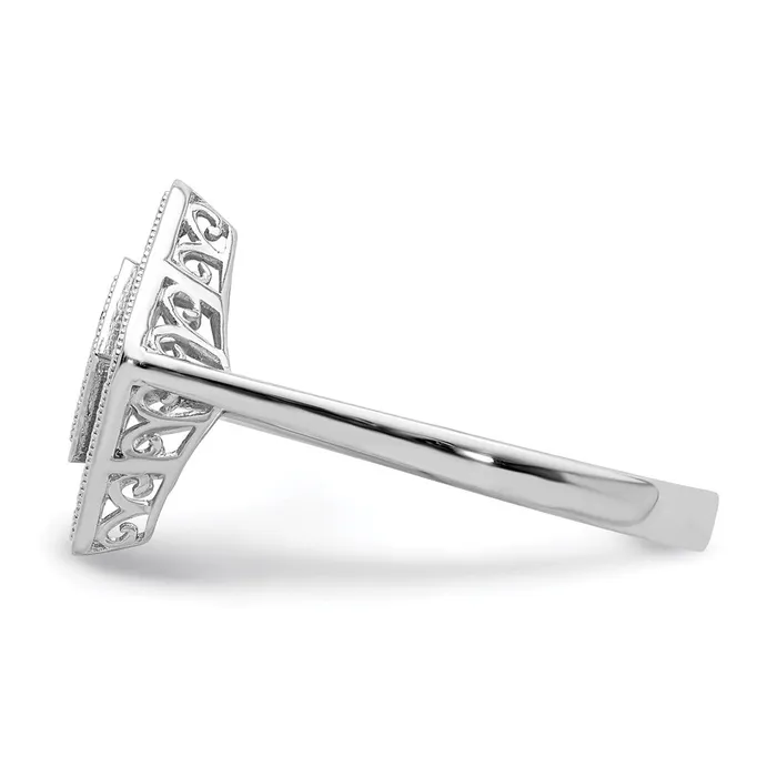 Rings Goldia Sterling Silver Rhodium Plated Diamond Fashion Ring