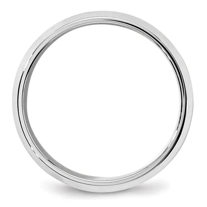 Rings Solid 10K White Gold 7mm Bevel Edge Comfort Fit MensWomens Wedding Band Ring Size 65 Goldia Rings Solid 10K White Gold 7mm Bevel Edge Comfort Fit MensWomens Wedding Band Ring Size 65 Goldia