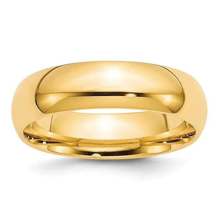 Solid 10K Yellow Gold 6mm Standard Comfort Fit MensWomens Wedding Band Ring Size 125 Goldia Rings Solid 10K Yellow Gold 6mm Standard Comfort Fit MensWomens Wedding Band Ring Size 125 Goldia Rings