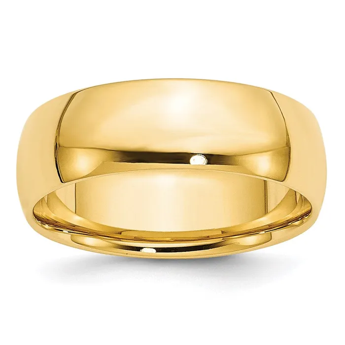 Solid 10K Yellow Gold 7mm Light Weight Comfort Fit MensWomens Wedding Band Ring Size 45 Goldia Rings Solid 10K Yellow Gold 7mm Light Weight Comfort Fit MensWomens Wedding Band Ring Size 45 Goldia Rings