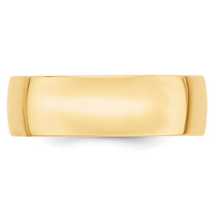 Solid 10K Yellow Gold 7mm Light Weight Comfort Fit MensWomens Wedding Band Ring Size 45 Goldia Rings Solid 10K Yellow Gold 7mm Light Weight Comfort Fit MensWomens Wedding Band Ring Size 45 Goldia Rings