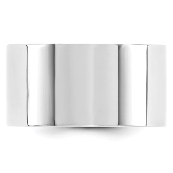 Solid 14K White Gold 12mm Standard Flat Comfort Fit MensWomens Wedding Band Ring Size 12 Goldia Rings Solid 14K White Gold 12mm Standard Flat Comfort Fit MensWomens Wedding Band Ring Size 12 Goldia Rings