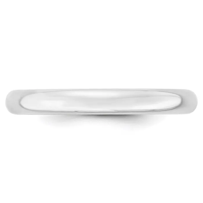 Solid 18K White Gold 3mm Light Weight Comfort Fit MensWomens Wedding Band Ring Size 4 Goldia Rings Solid 18K White Gold 3mm Light Weight Comfort Fit MensWomens Wedding Band Ring Size 4 Goldia Rings