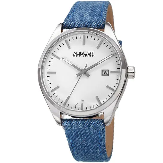 Watches JMS always Original August Steiner Quartz White Dial Ladies Watch AS8266SS