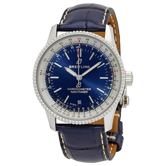 Watches JMS always Original Breitling Automatic Blue Dial Blue Leather Watch A17325211C1P3 Watches JMS always Original Breitling Automatic Blue Dial Blue Leather Watch A17325211C1P3
