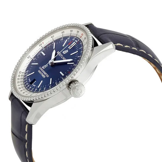 Watches JMS always Original Breitling Automatic Blue Dial Blue Leather Watch A17325211C1P3 Watches JMS always Original Breitling Automatic Blue Dial Blue Leather Watch A17325211C1P3