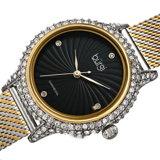 Watches JMS always Original Burgi Quartz Diamond Black Dial Ladies Watch BUR250TTG Watches JMS always Original Burgi Quartz Diamond Black Dial Ladies Watch BUR250TTG