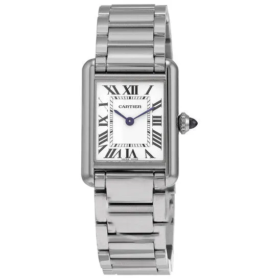 Watches JMS always Original Cartier Tank Quartz Silver Dial Ladies Watch WSTA0051 Watches JMS always Original Cartier Tank Quartz Silver Dial Ladies Watch WSTA0051