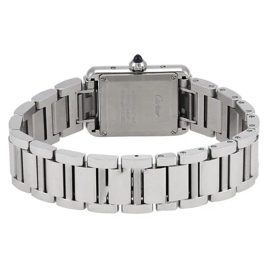 Watches JMS always Original Cartier Tank Quartz Silver Dial Ladies Watch WSTA0051