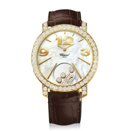 Watches JMS always Original Chopard Happy Diamonds Mother of Pearl 18 kt Yellow Gold Ladies Watch 2074500005 Watches JMS always Original Chopard Happy Diamonds Mother of Pearl 18 kt Yellow Gold Ladies Watch 2074500005