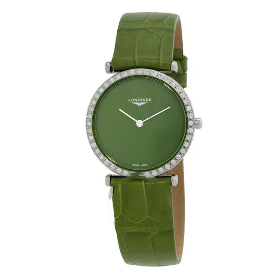 Watches JMS always Original Longines La Grande Classique Quartz Diamond Green Dial Ladies Watch L45230602