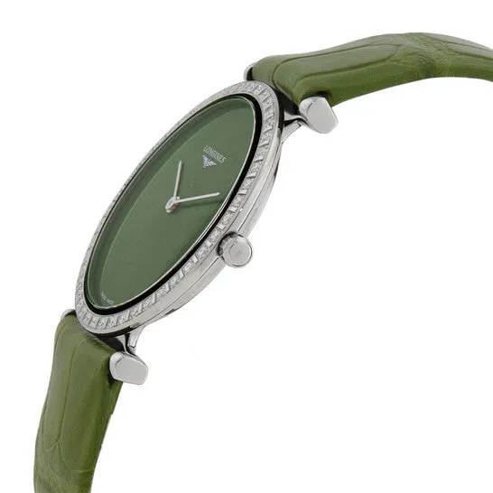 Watches JMS always Original Longines La Grande Classique Quartz Diamond Green Dial Ladies Watch L45230602 Watches JMS always Original Longines La Grande Classique Quartz Diamond Green Dial Ladies Watch L45230602