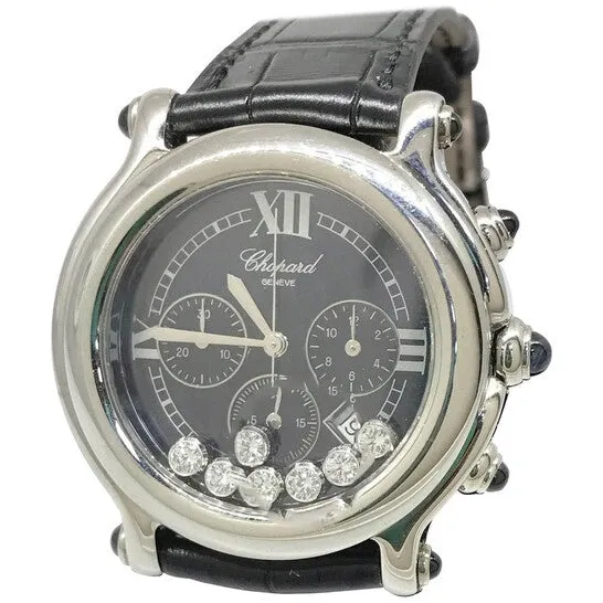 Watches Original Chopard Happy Sport Chronograph Blue Dial Watch 2882693004 JMS always