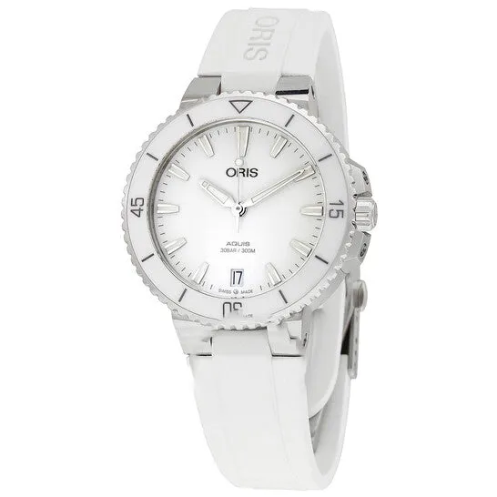 Watches Original Oris Aquis Automatic White Dial Unisex Watch 01 733 7731 415107 4 18 63FC JMS always Watches Original Oris Aquis Automatic White Dial Unisex Watch 01 733 7731 415107 4 18 63FC JMS always