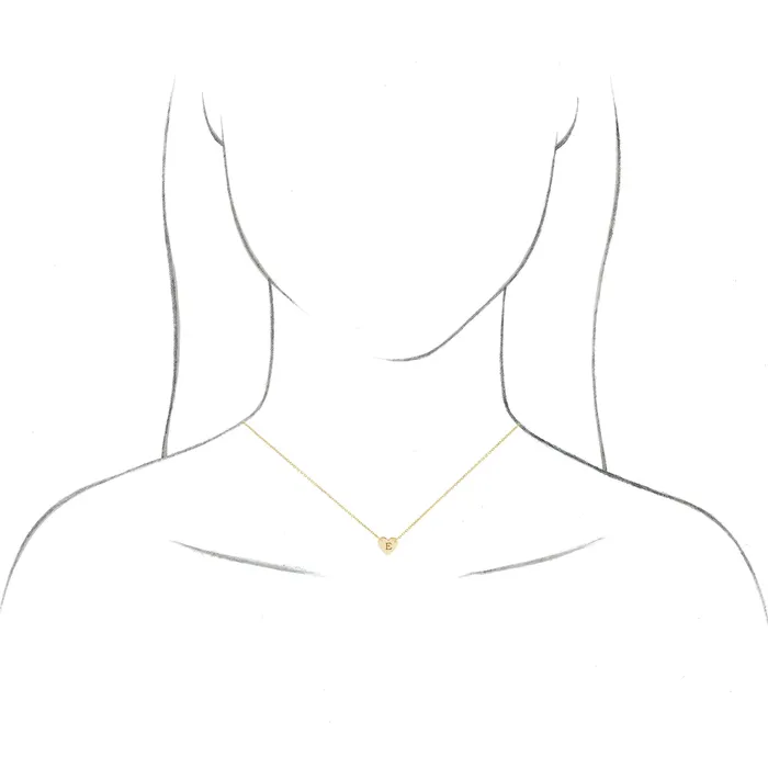 14K Rose Gold 8x72 mm Heart 1618 Necklace TreasureFineJewelers Necklaces
