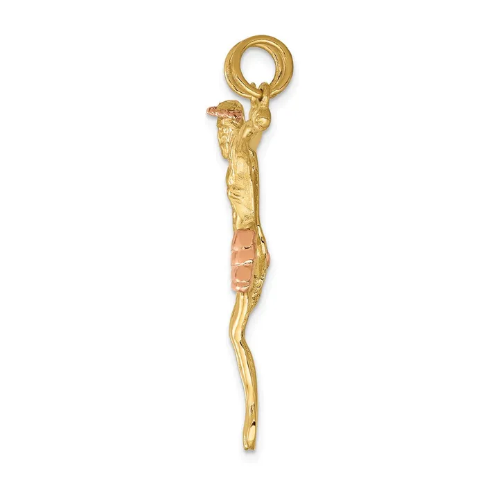 14k Twotone Rose Corpus Pendant TreasureFineJewelers Rings