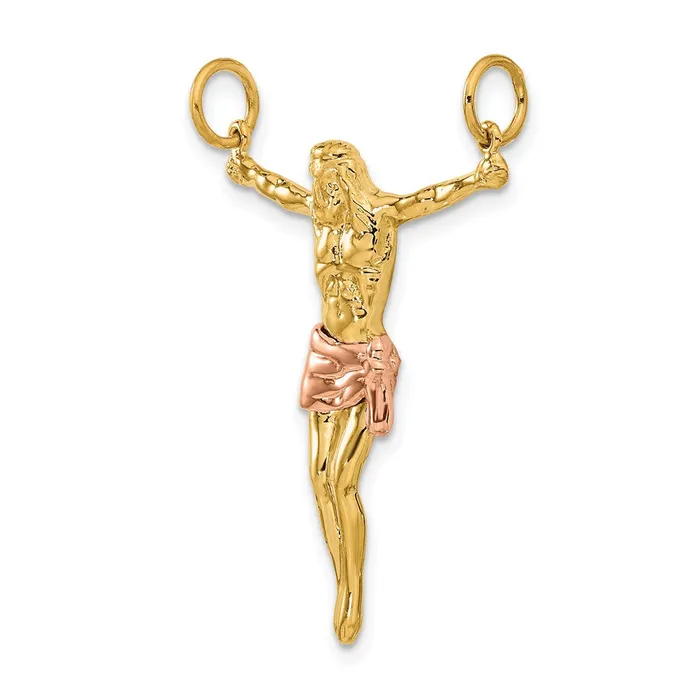 14k Twotone Rose Corpus Pendant TreasureFineJewelers Rings