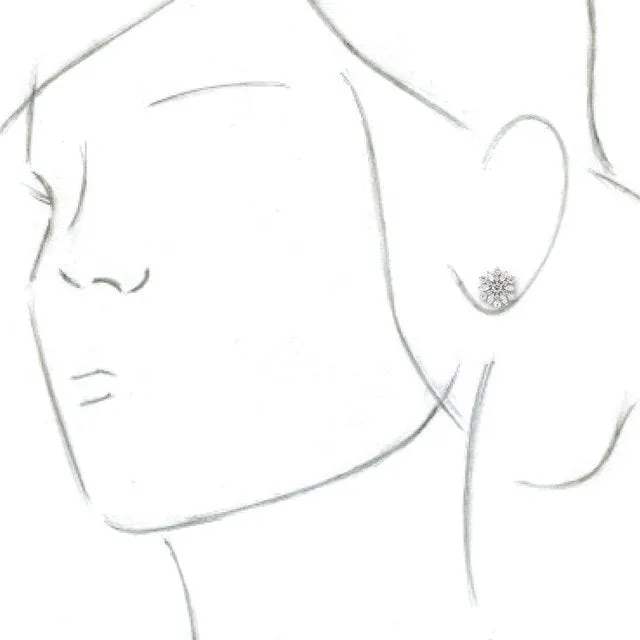 14K White 1 CTW Diamond Earrings TreasureFineJewelers Earrings