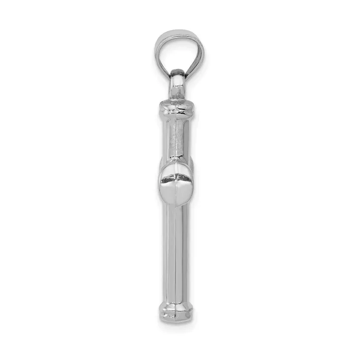 14k White Gold Polished Cross Pendant TreasureFineJewelers Necklaces