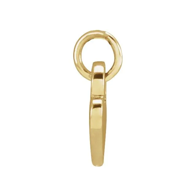 14K Yellow Gold 79x49 mm Engravable Heart Pendant TreasureFineJewelers Necklaces