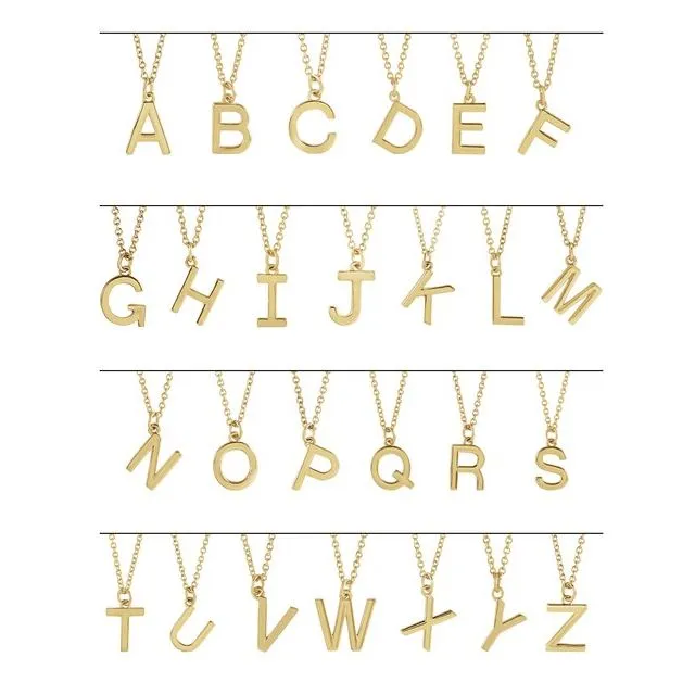 18K Rose GoldPlated Sterling Silver Initial H Dangle 16 Necklace TreasureFineJewelers Necklaces