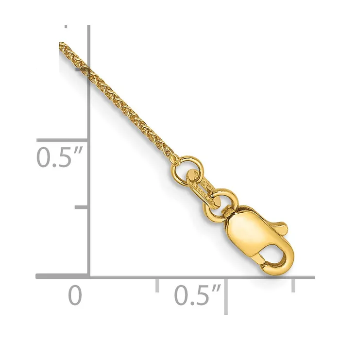 Bracelets 14K 6 inch 85mm Spiga with Lobster Clasp Bracelet TreasureFineJewelers