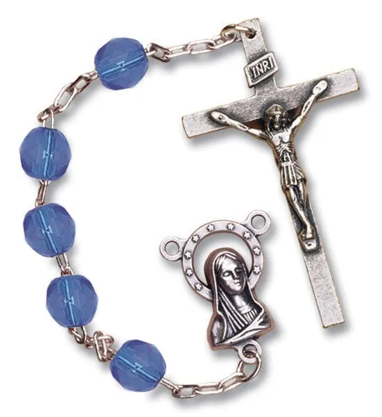 Catholic Gifts Canada Necklaces September Birthstone Rosary