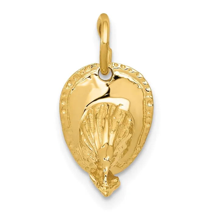 Charm Necklaces TreasureFineJewelers 14k 3D Firemans Hat Charm