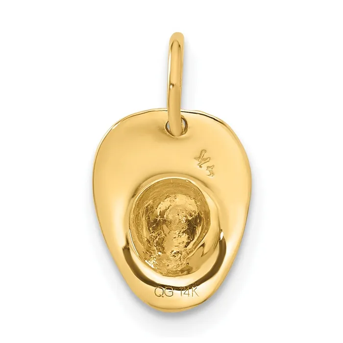 Charm Necklaces TreasureFineJewelers 14k 3D Firemans Hat Charm
