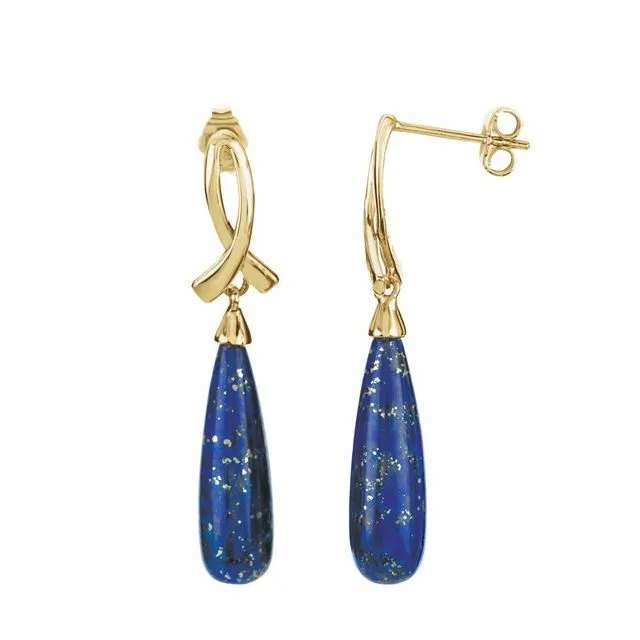 Earrings Lapis Earrings TreasureFineJewelers